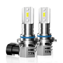 Lâmpadas de neblina RCJ 9006/HB4 6000K Cool White com ventilador de resfriamento, pacote com 2