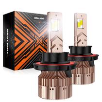 Lâmpadas de neblina SEALIGHT X6S H13/9008 6000K 40000lm, pacote com 2