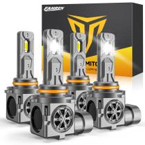 Lâmpadas de neblina Termitor 9005 9006 LED 6500K Cool White x4