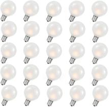 Lâmpadas de reposição Abeja G40 Frosted 5W E12 C7, pacote com 25 Lâmpadas de reposição Abeja G40 Frosted 5W E12 C7, pacote com 25
