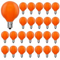 Lâmpadas de reposição Abeja G40 Orange Incandescent 5W, pacote com 25 Lâmpadas de reposição Abeja G40 Orange Incandescent 5W, pacote com 25
