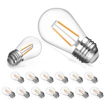 Lâmpadas de reposição WinSaled S14 2W LED Outdoor Light, pacote com 15