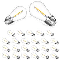 Lâmpadas de reposição WinSaled S14 para luzes de corda, pacote com 25