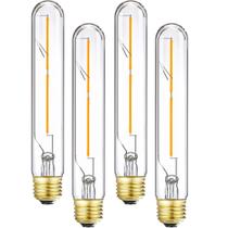 Lâmpadas de tubo LED Leools Vintage T9 4W 400lm E26 2700K 4pk Lâmpadas de tubo LED Leools Vintage T9 4W 400lm E26 2700K 4pk