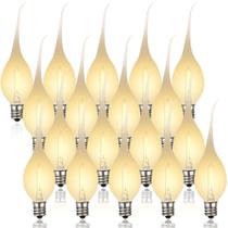 Lâmpadas de vela mergulhadas em silicone Meonum 18 unidades LED 0,7 W Lâmpadas de vela mergulhadas em silicone Meonum 18 unidades LED 0,7 W
