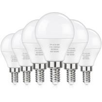Lâmpadas de ventilador de teto MaxVolador E12 LED 6W 5000K Daylight, pacote com 6