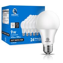 Lâmpadas E ENERGETIC LIGHTING 9W 760LM 15000Hrs 2700K 24Pk