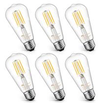 Lâmpadas Edison vintage MASTERY MART E26 LED 5,5 W (pacote com 6) Lâmpadas Edison vintage MASTERY MART E26 LED 5,5 W (pacote com 6)