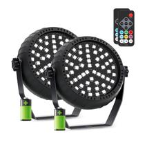 Lâmpadas Estroboscópicas Telbum LED Recarregáveis - RGB 10W - Pacote com 2 Unidades Lâmpadas Estroboscópicas Telbum LED Recarregáveis - RGB 10W - Pacote com 2 Unidades
