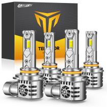 Lâmpadas FAHREN 2025 9006 9005 100000LM 6500K Pacote com 4