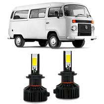 Lampadas farois volkswagem kombi 1985 a 2013 6000k 12/24v