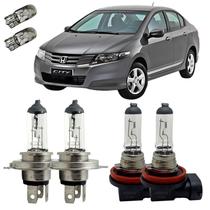 Lâmpadas Farol Alto Baixo e Milha Halógenas City 2009 A 2014 Lâmpadas Farol Alto Baixo e Milha Halógenas City 2009 A 2014
