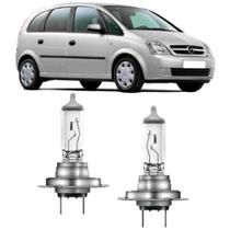 Lampadas farol alto chevrolet meriva todos h7