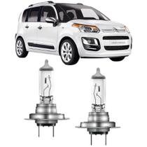 Lampadas farol alto citroen c3 picasso 2010 ate 2013 h7