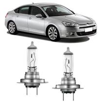 Lampadas farol alto citroen c5 2005 ate 2008 h7