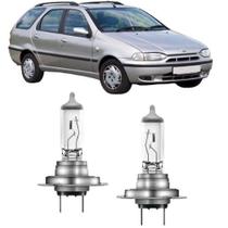 Lampadas farol alto fiat palio weekend 1999 ate 2001 h7