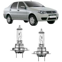 Lampadas farol alto fiat siena g3 2003 ate 2012 h7