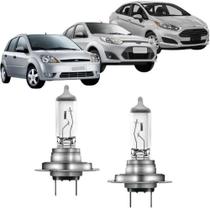 Lampadas farol alto ford fiesta 2007 adiante h7