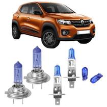 Lampadas farol alto kwid 2017 18 19 20 2021 efeito xenon