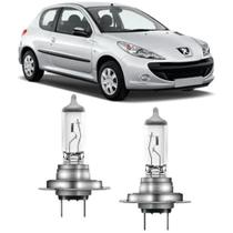 Lampadas farol alto peugeot 206 farol duplo todos h7