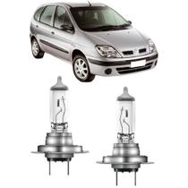 Lampadas farol alto renault scenic 2002 adiante h7