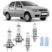 Lampadas farol alto siena g3 2004 05 06 07 2008 halogenas amarelas