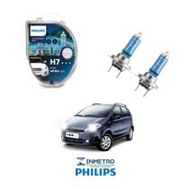 Lâmpadas Farol Baixo Chery Face 2010-2014 H7 CrystalVision Philips