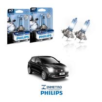 Lâmpadas Farol Baixo Fiat ARGO 2017-2017 H7 BlueVision Philips