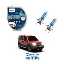 Lâmpadas Farol Baixo Fiat Doblo 2002-2015 H7 CrystalVision Philips