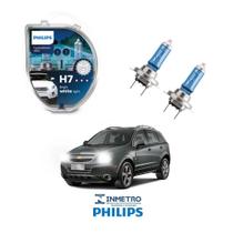 Lâmpadas Farol Baixo GM Captiva 2008-2014 H7 CrystalVision Philips Lâmpadas Farol Baixo GM Captiva 2008-2014 H7 CrystalVision Philips