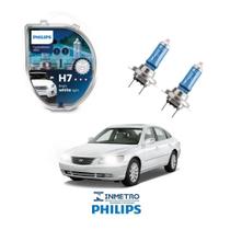 Lâmpadas Farol Baixo Hyundai Azera 2012-2015 H7 CrystalVision Philips