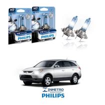 Lâmpadas Farol Baixo Hyundai Veracruz 2007-2012 H7 BlueVision Philips