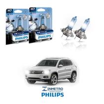 Lâmpadas Farol Baixo Volkswagen Spacefox 2010-2014 H7 BlueVision Philips