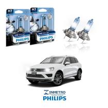 Lâmpadas Farol Baixo Volkswagen Touareg 2006-2014 H7 BlueVision Philips