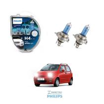 Lâmpadas Farol Chery QQ Philips H4 CrystalVision Lâmpadas Farol Chery QQ Philips H4 CrystalVision