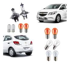 Lâmpadas Farol E Lanternas Onix 2013 A 2019 - Kit Completo