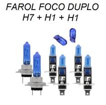 Lampadas farol e milha super branca h7 h1 efeito xenon Lampadas farol e milha super branca h7 h1 efeito xenon