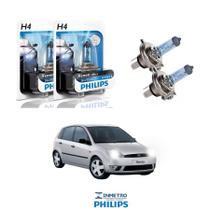 Lâmpadas Farol Ford Fiesta Philips H4 BlueVision
