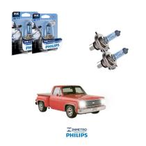 Lâmpadas Farol GM C-10 Philips H4 BlueVision