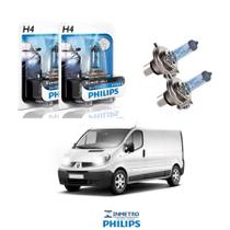 Lâmpadas Farol GM Trafic Philips H4 BlueVision