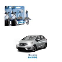 Lâmpadas Farol Honda Fit Philips H4 BlueVision