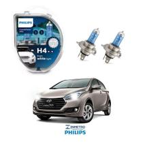 Lâmpadas Farol Hyundai HB20 S/X Philips H4 CrystalVision