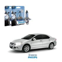 Lâmpadas Farol JAC J5 Philips H4 BlueVision