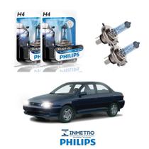 Lâmpadas Farol KIA Sephia Philips H4 BlueVision