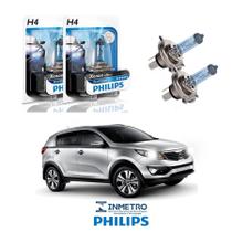 Lâmpadas Farol KIA Sportage Philips H4 BlueVision