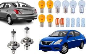 Lampadas farol lanterna giro nissan versa 2012 2013 2014 Lampadas farol lanterna giro nissan versa 2012 2013 2014