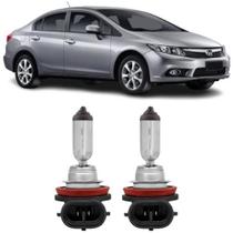 Lampadas farol milha honda new civic lxs 2012 ate 2012 h11