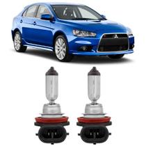 Lampadas farol milha mitsubishi lancer 2010 adiante h11