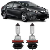 Lampadas farol milha toyota corolla 2015 ate 2017 h11