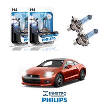 Lâmpadas Farol Mitsubishi Eclipse Philips H4 BlueVision